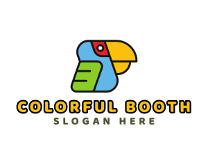 Colorful Parrot Zoo logo design