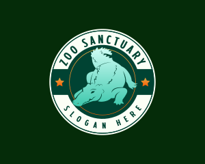 Crocodile Wildlife Sanctuary logo design