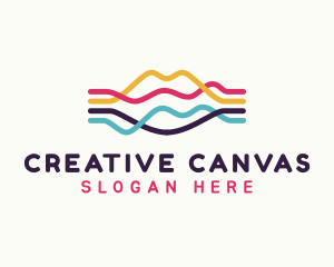 Creative Lip Waves logo design