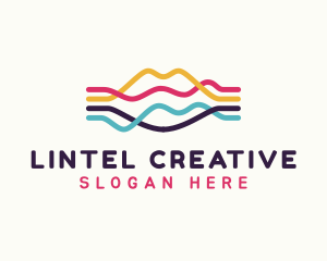 Creative Lip Waves logo design