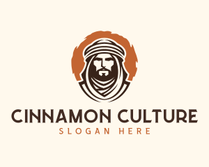 Cultural Bedouin Man logo