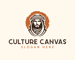 Cultural Bedouin Man logo