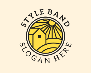 Sun Farmland Barn  logo design