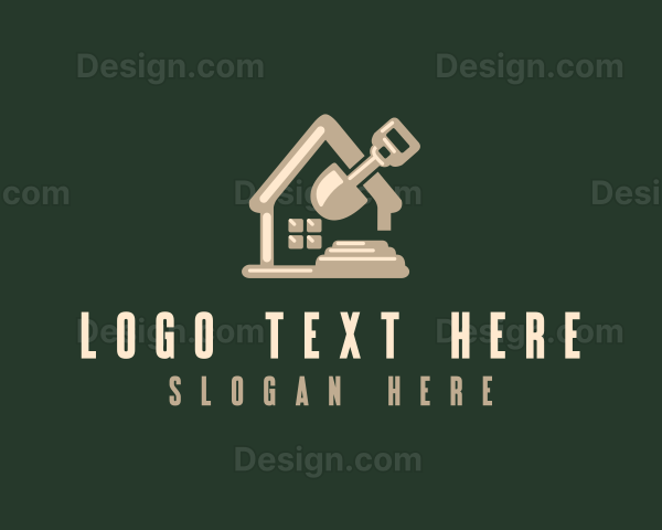 Shovel Construction Builder Logo