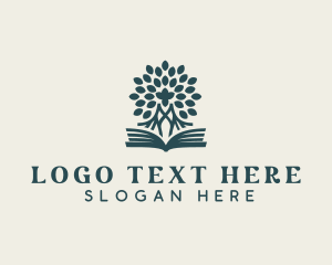 Educational Library Book Logo