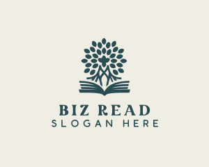 Educational Library Book logo design