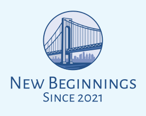 New York Bridge logo design