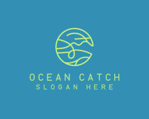 Ocean Summer Sea logo design