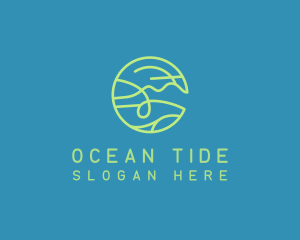 Ocean Summer Sea logo design