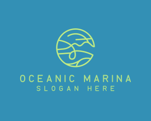 Ocean Summer Sea logo design