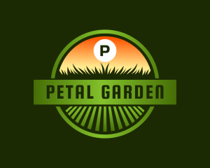 Grass Lawn Maintenance logo design