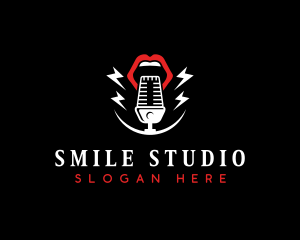 Microphone Lips Singer logo