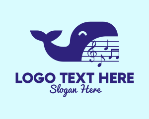 Blue Whale Musical Logo