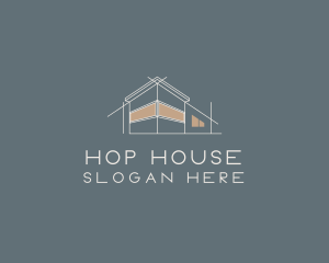 House Building Architect logo design