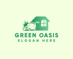 Grass Garden Lawn Mower logo