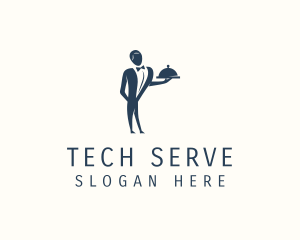 Restaurant Butler Server logo design