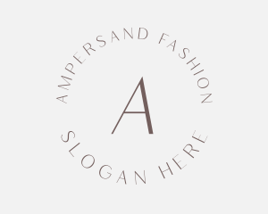 Minimalist Elegant Fashion logo design