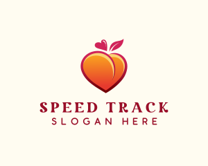 Peach Heart Fruit logo