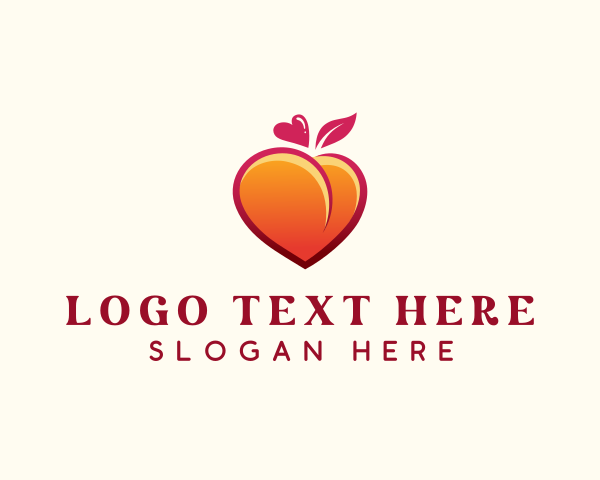 Peach logo example 1