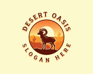 Desert Bighorn Sheep logo design