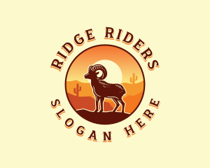 Desert Bighorn Sheep logo design