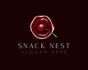 Sexy Cherry Lips logo design