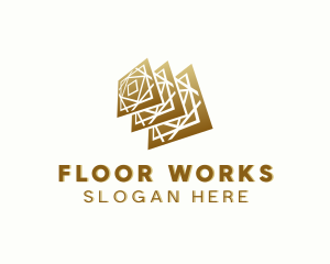 Flooring Tiles Decor logo design