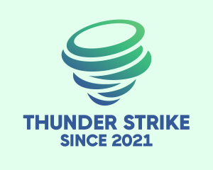 Minimalist Gradient Tornado logo