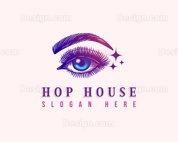 Eyelash Beauty Salon Logo