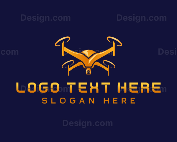 Aerial Camera Drone Logo