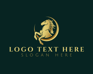 Elegant Equestrian Stallion logo