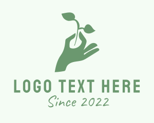 Hand Plant Seedling  logo