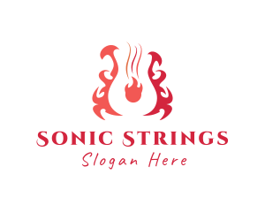 Flaming Guitar Music logo