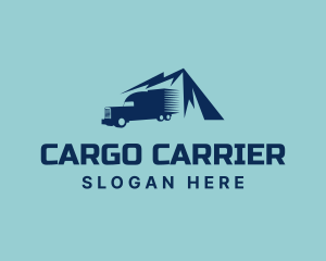 Mountain Cargo Truck logo design