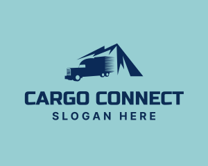 Mountain Cargo Truck logo design