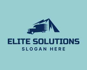 Mountain Cargo Truck logo design