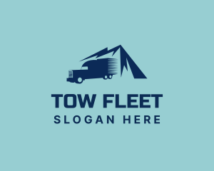 Mountain Cargo Truck logo design