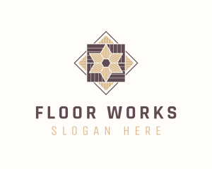 Floor Pavement Pattern logo design