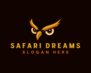 Owl Eyes Safari logo design