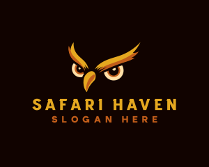 Owl Eyes Safari logo design