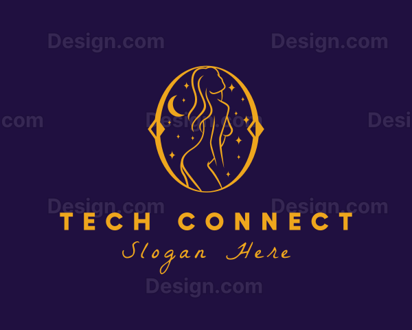 Astral Naked Woman Logo