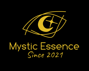 Mystical Eye Moon  logo design