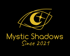 Mystical Eye Moon  logo design