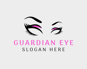 Beauty Eyelashes Salon logo design