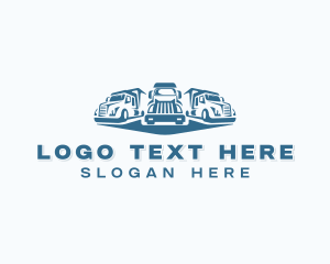 Truck Logistics Vehicle logo