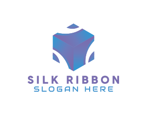 3D Technology Cube Company logo design