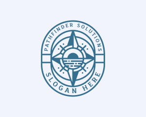 Nautical Navigation Compass  logo