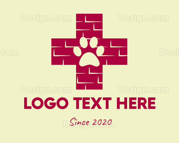 Red Emergency Pet Clinic Logo