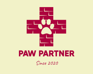 Red Emergency Pet Clinic logo design