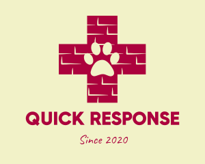 Red Emergency Pet Clinic logo